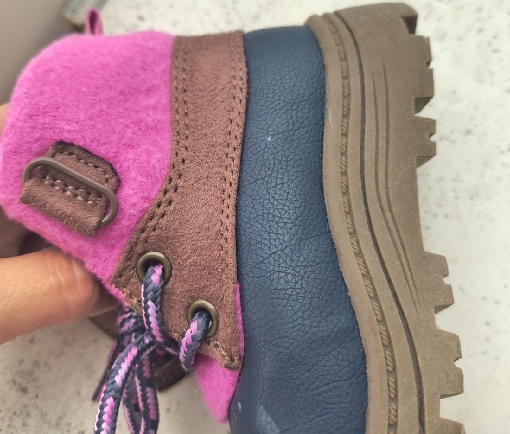 Carter's Purple and Brown Kids Boots - Picture 4 of 5